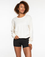 The Mens Long Sleeve - Off White - Core Reform - Left Chest & Back Stacked - Printed - Black