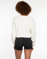 The Mens Long Sleeve - Off White - Core Reform - Left Chest & Back Stacked - Printed - Black
