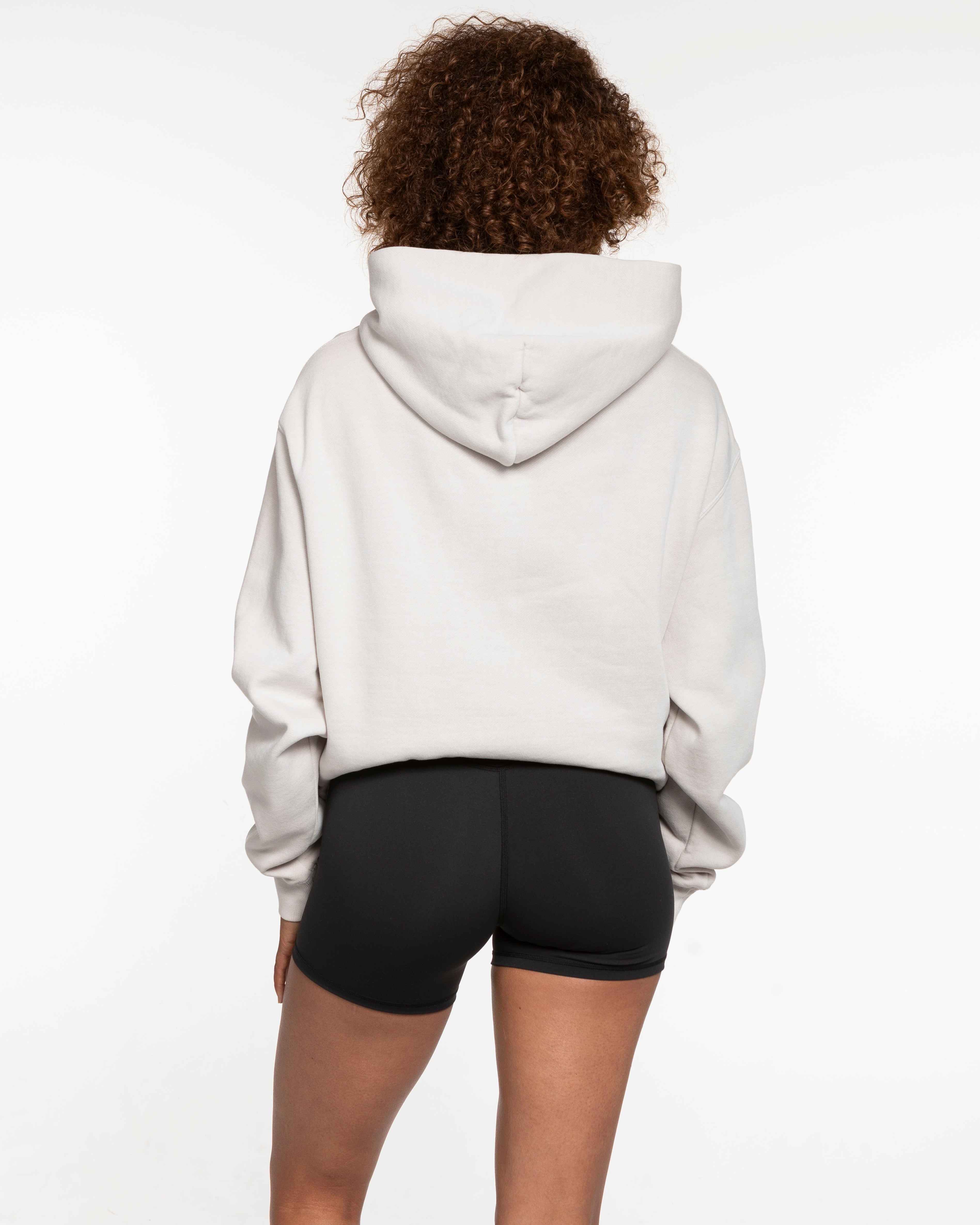 The Mens Hoodie - Washed Bone - Fed By The Fruit - Left Chest & Back Stacked - Printed - Latte