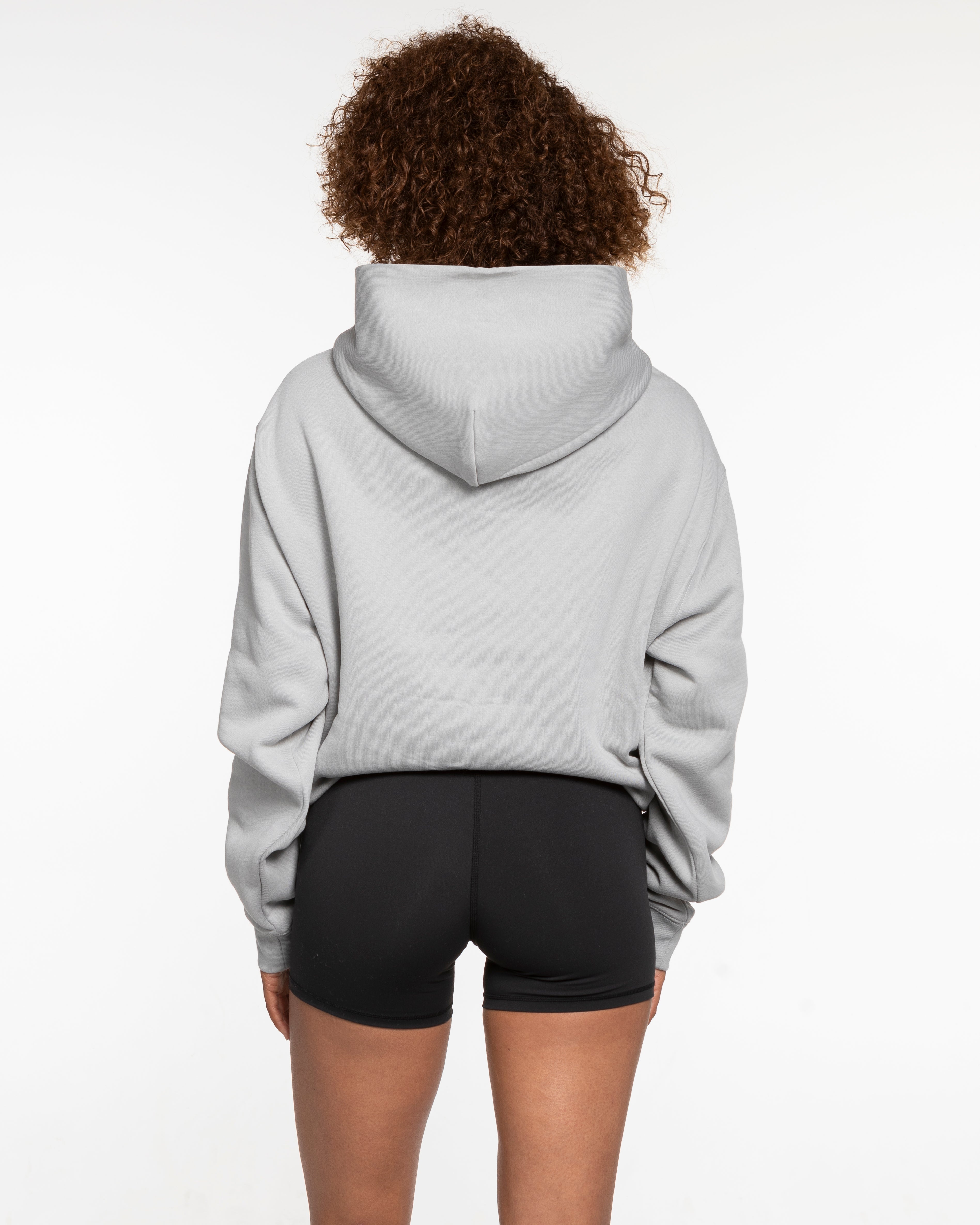 The Mens Hoodie - Storm - Core Reform - Left Chest Stacked - Printed - White