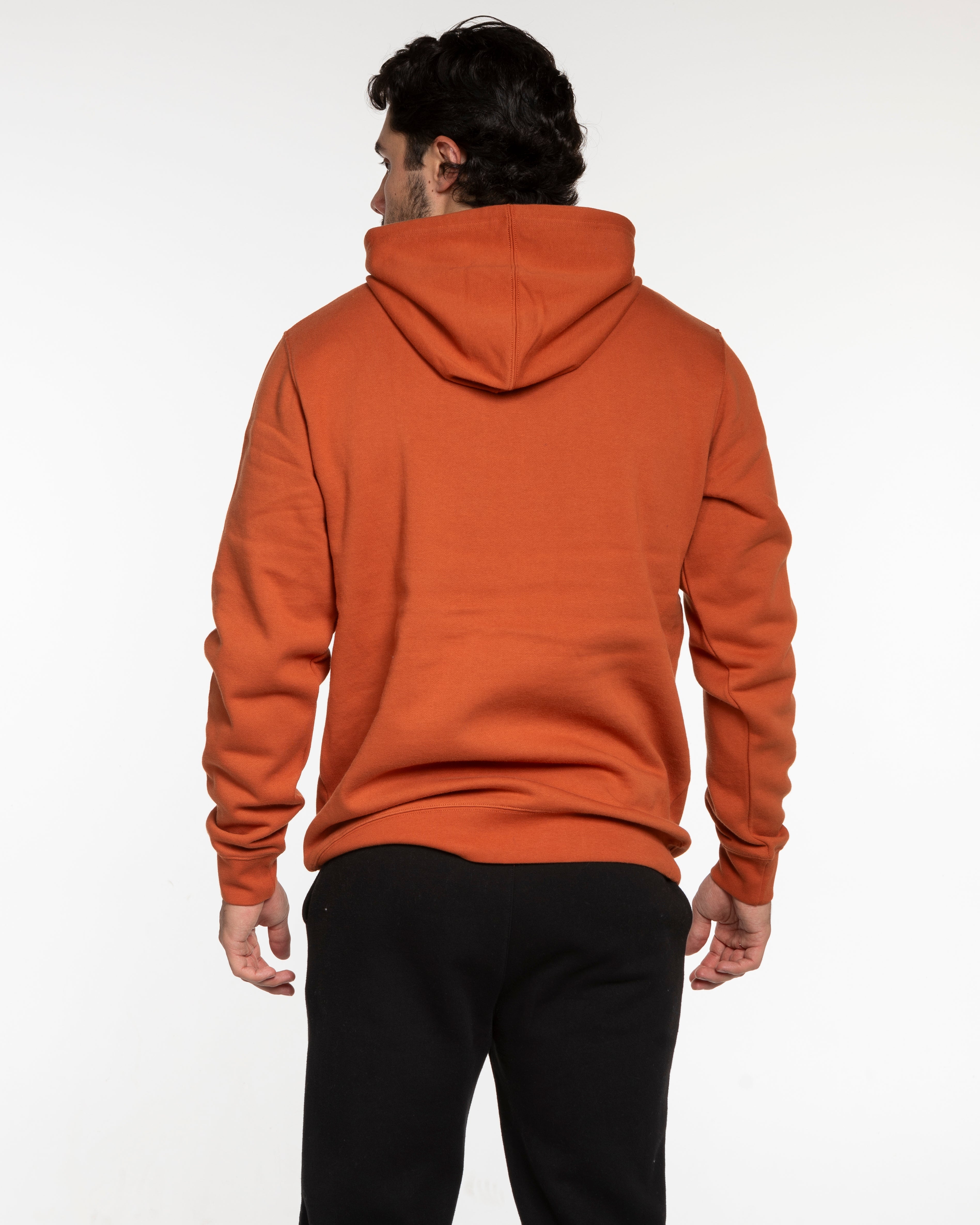The Classic Hoodie - Copper - WRKFORIT - Right Wrist & Left Chest - White