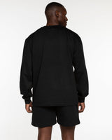The Mens Heavyweight Long Sleeve - Black - Activate House - Left Chest & Back Stacked - Full Color