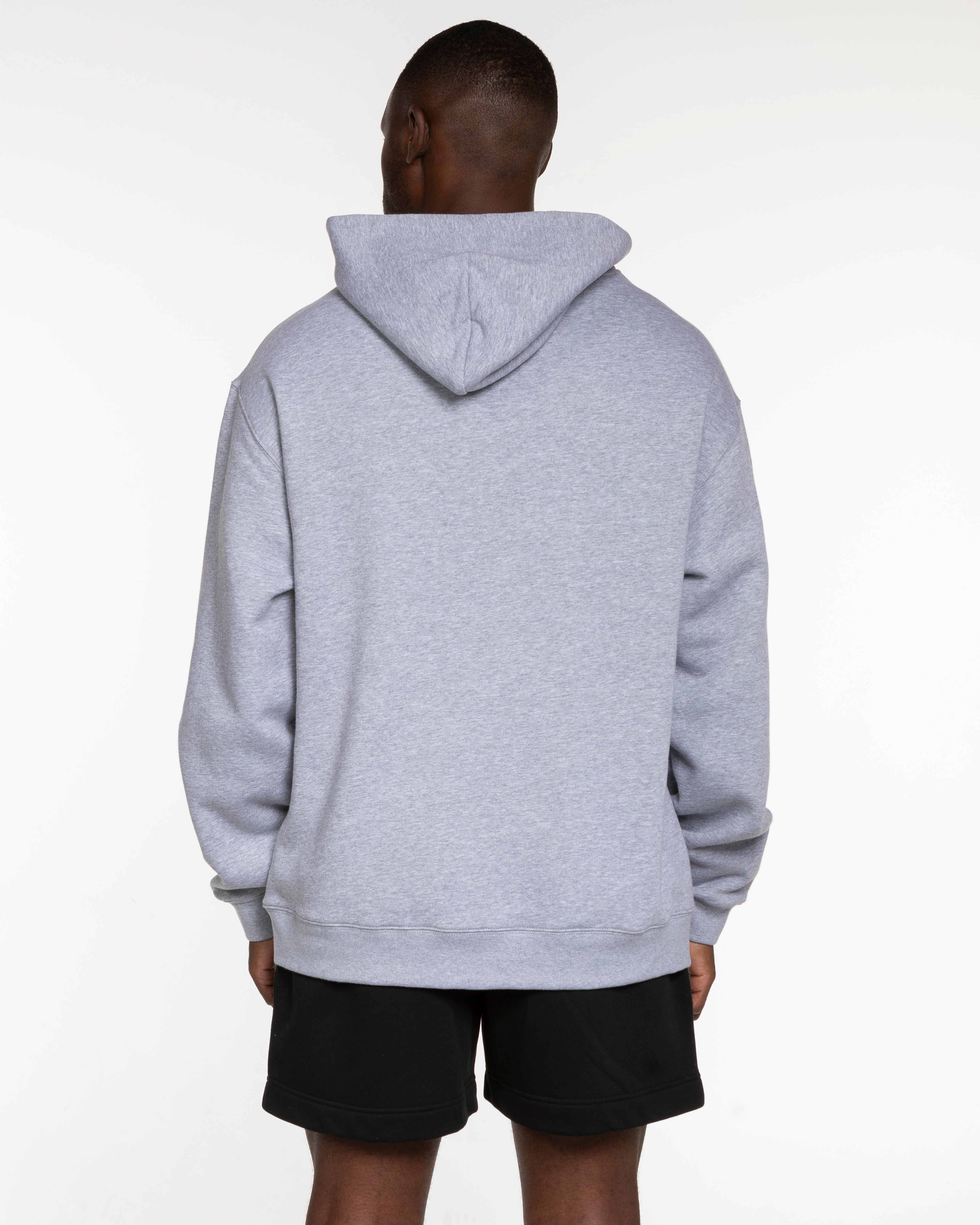 The Mens Hoodie - Heather - BODYROK Employee - Center Chest - Full Color