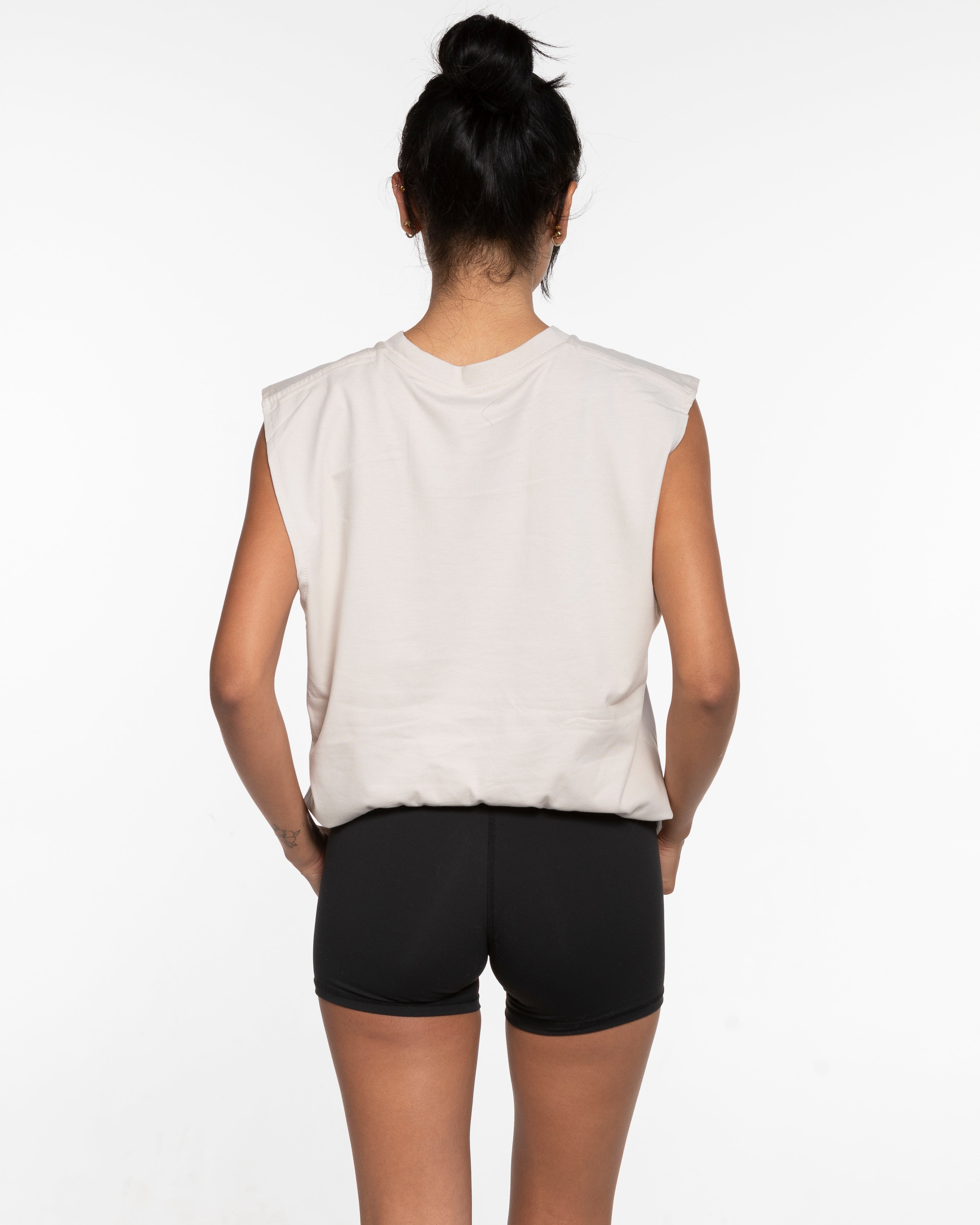 The Mens Tank - Bone - Heat Bootcamp - Center Chest - Full Color Printed