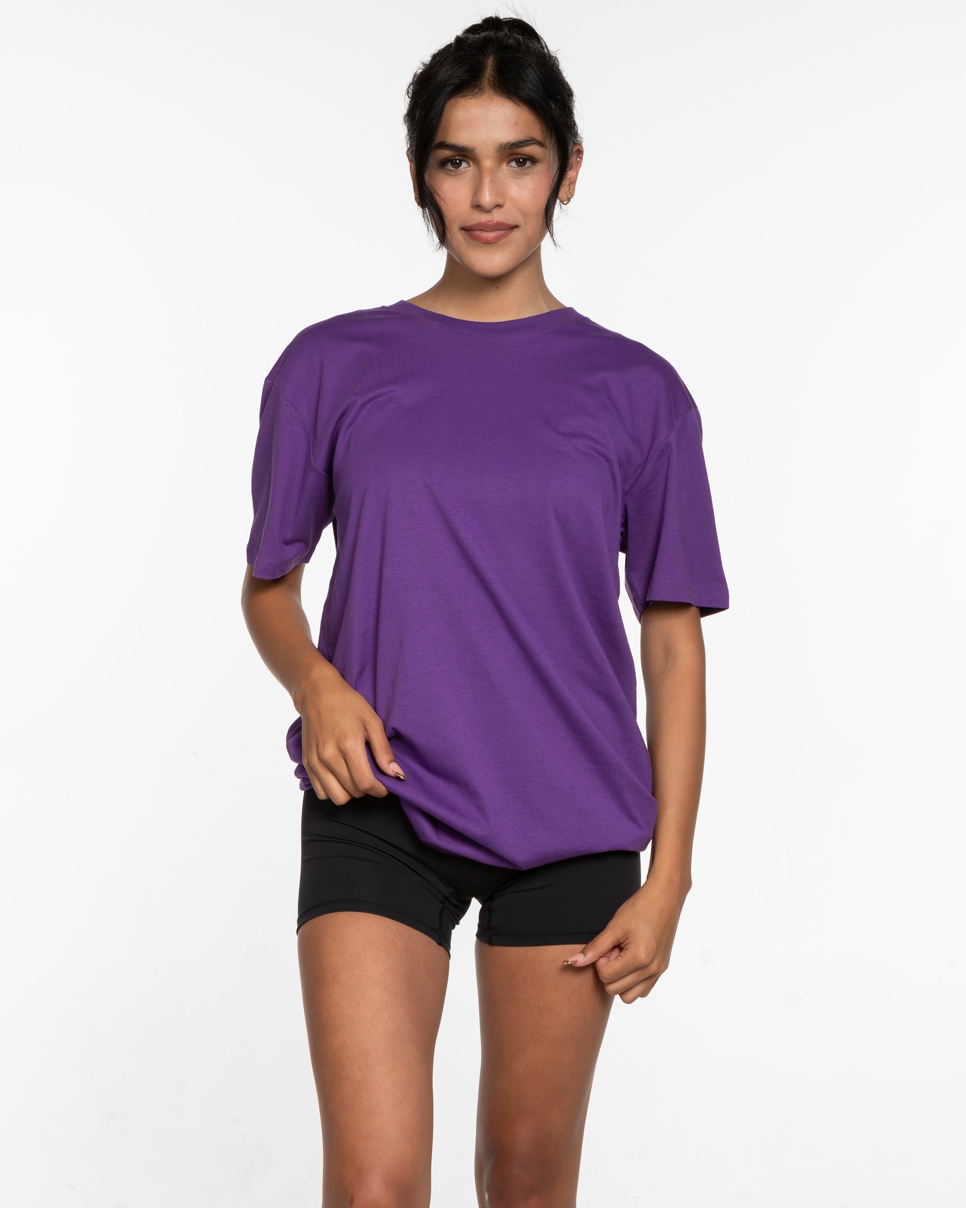 The Mens Tee - Purple - Top Right Collectibles - Left Chest & Back Spine - Printed - Full Color