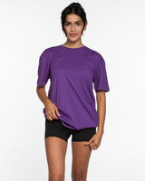 The Mens Tee - Purple - Bodi - CEnter Chest Star & Back Stacked - Printed - Kiwi