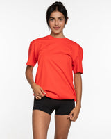 The Mens Tee - Fire - Bodi - Center Chest 2 Diagonal Stripes - Left Sleeve & Back Stacked - Printed - Yellow