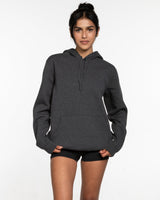 The Mens Classic Hoodie - Charcoal Heather - Core Reform - Left Chest & Back Left Corner - Printed - Black