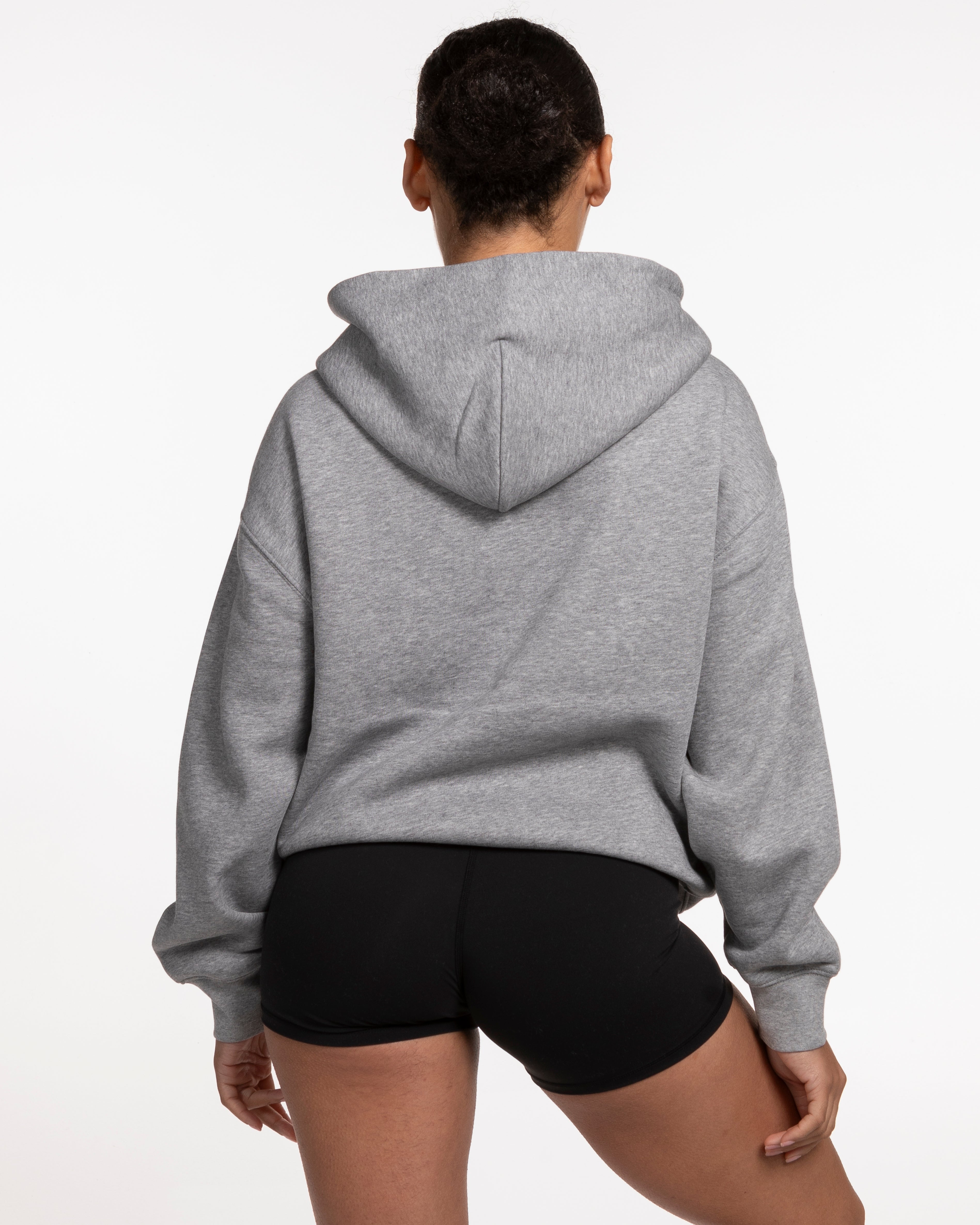 White House Pilates Womens Zip Hoodie - Heather