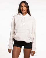 The Womens Hoodie - Bone - Blenders - Center Chest & Right Wrist - Printed - Tone on Tone