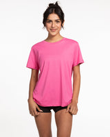 The Womens Tee - Hot Pink - Live Inspired - Left Chest - White