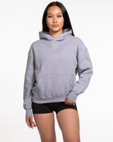 Hikari Elite Womens Hoodie - Heather Steel (Back Round Edition)