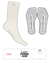 The Slouch Sock - Off White - LFC - Tag & Foot Logo - Moss Gray - Hexagon Grip - Transparent
