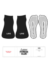 The Ankle Sock - Black - LFC - Toe Logos - White - Hexagon Grip - Transparent