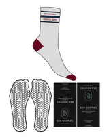 The Crew Sock - Heather - Booties - 3 Stripe - Navy - Athletic Dept - Maroon - Hexagon Grip - Navy