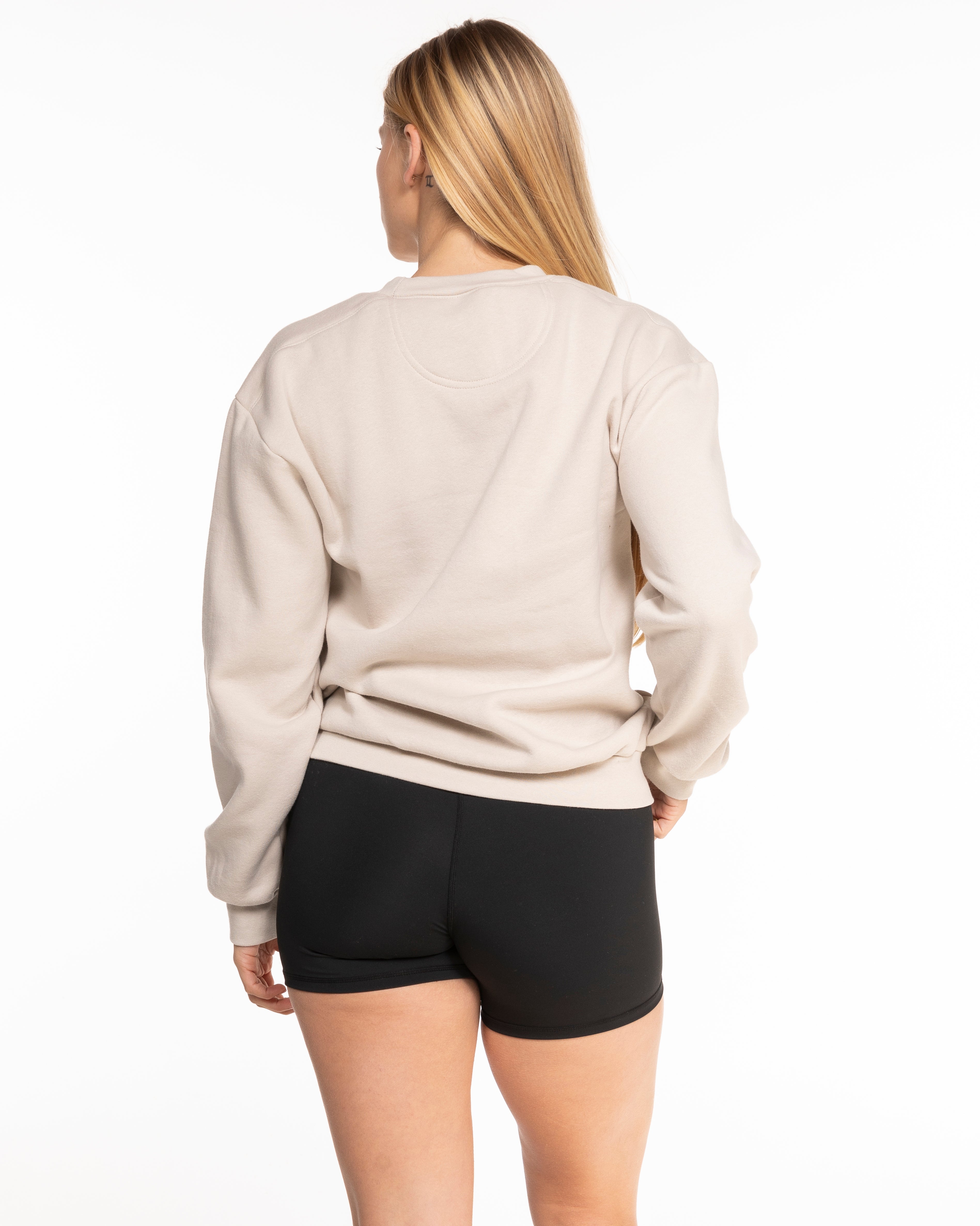 The Recycled Unisex Crewneck - Polar - Studio Lagree - Chest Arc & Back Neckline - Printed - Black