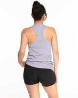 The Womens Full Length Tank - Heather - Instaphysiques - Center Chest Stacked - Full Color
