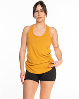 The Womens Full Length Tank - Gold - EVERCORE  - Center Chest - Printed - Full Color