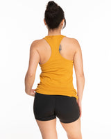The Womens Full Length Tank - Gold - EVERCORE  - Center Chest - Printed - Full Color