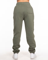 The Mens Sweatpants - Cypress - C Wickson - Left Leg Stacked - Printed - Tone on Tone