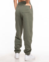 The Mens Sweatpants - Cypress - C Wickson - Left Leg Stacked - Printed - Tone on Tone