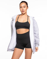The Recycled Unisex Zip Hoodie - Location 2026 - Heather - Left Chest & Back