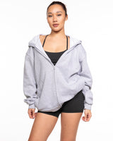 The Recycled Unisex Zip Hoodie - Location 2026 - Heather