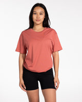 The Oversized Tee - Coral