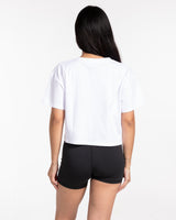The Classic Crop Tee - White