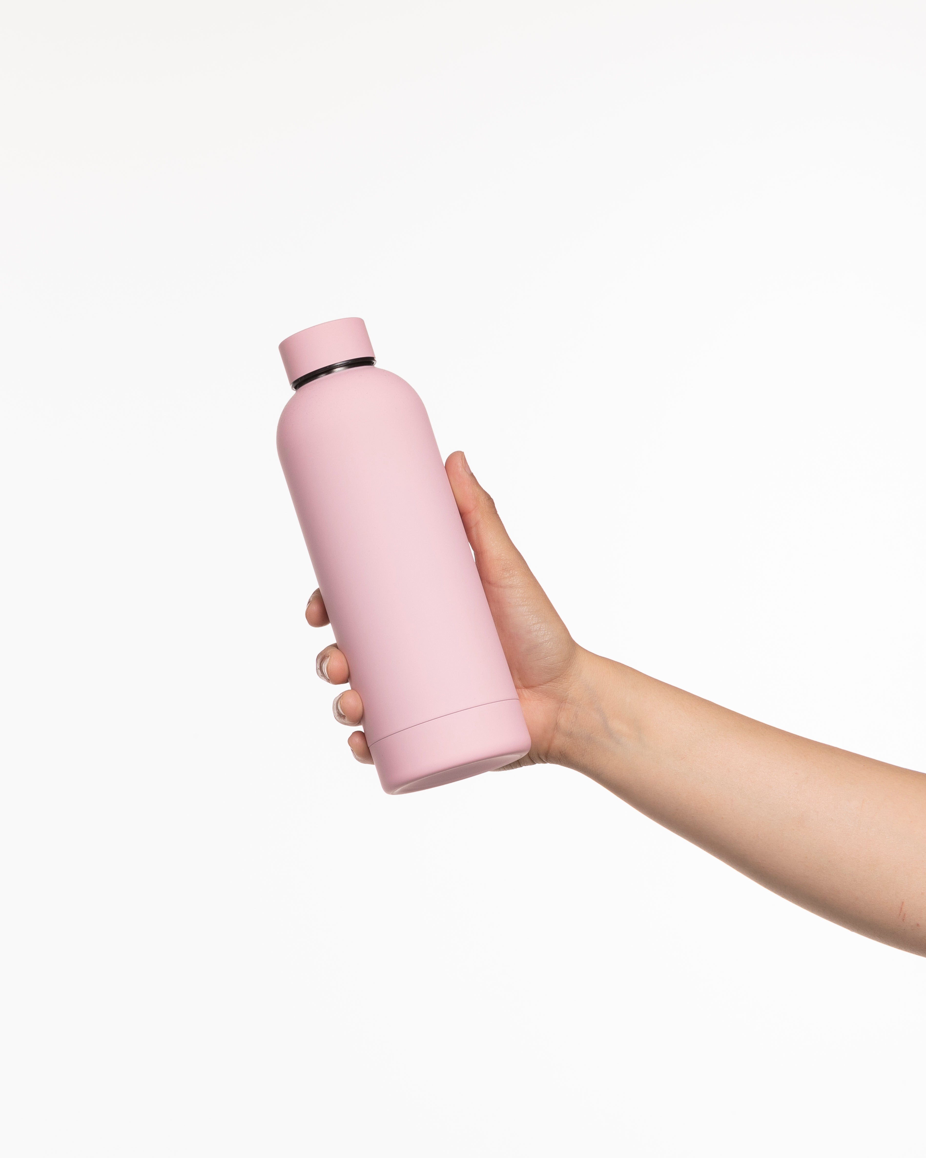 The Water Bottle - Pink - The Body Refinery - Center Body Vertical - Tone on Tone