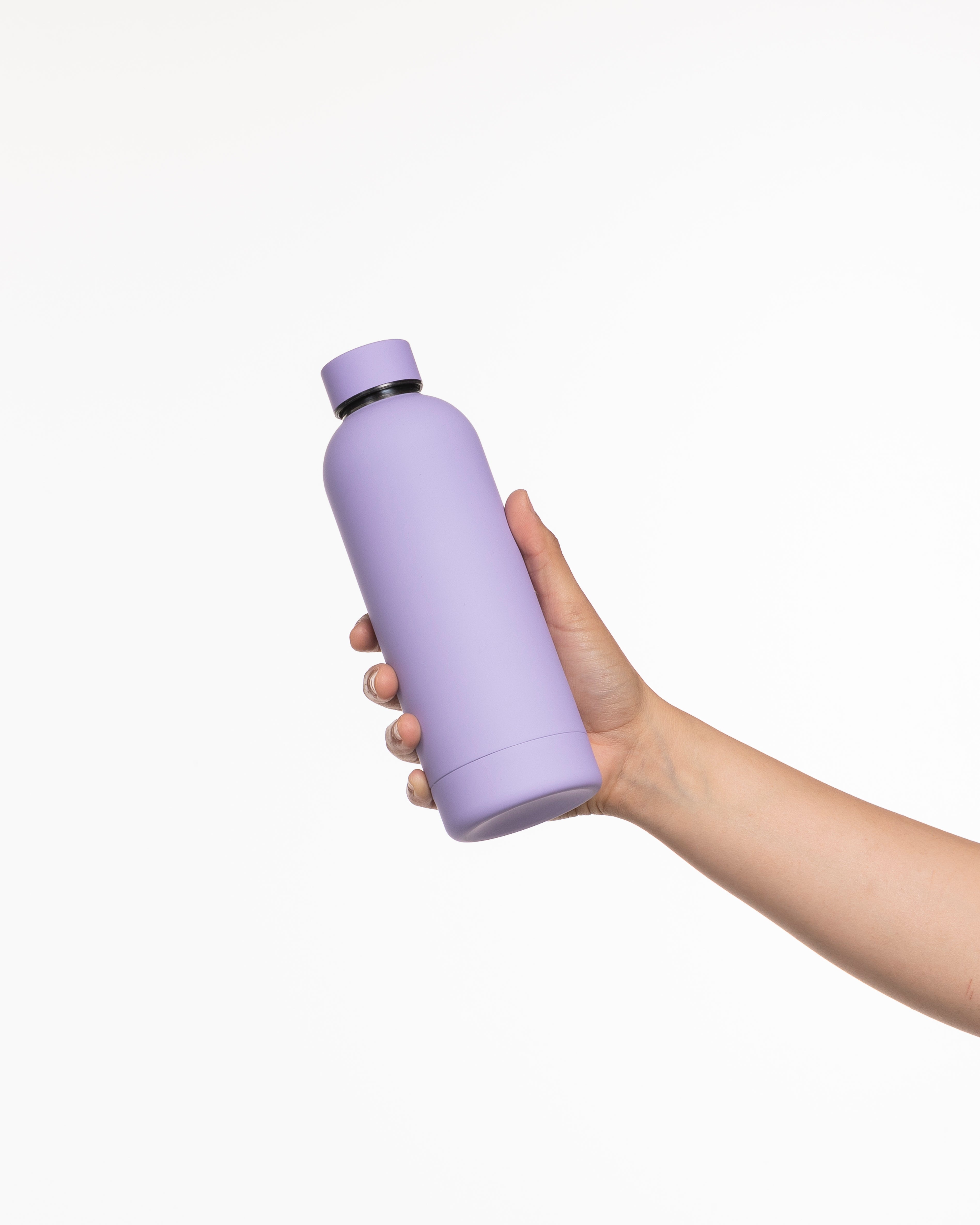 The Water Bottle - Lavender - The Body Refinery - Center Body Vertical - Tone on Tone