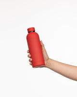 The Water Bottle - Red - Hughes Residential - Center Body - Glossy White