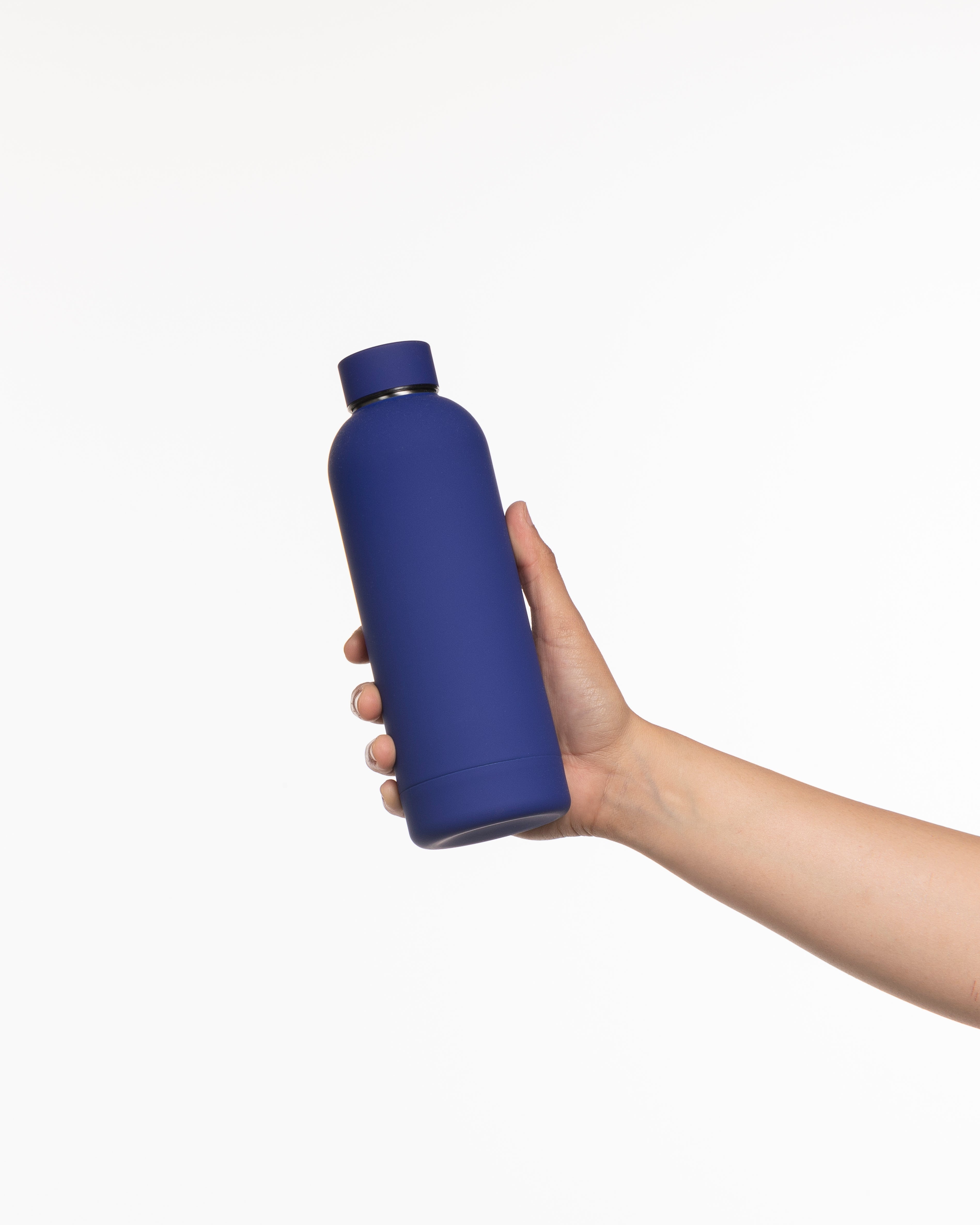 The Water Bottle - Royal - Evolve Lagree - Center Body - Printed - White Matte