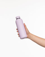 The Water Bottle - Lilac - Movement Pilates Buffalo - Center Body Stacked - Printed - White