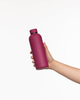 The Water Bottle - Magenta - The Hot Room - Center Vertical - Printed - White