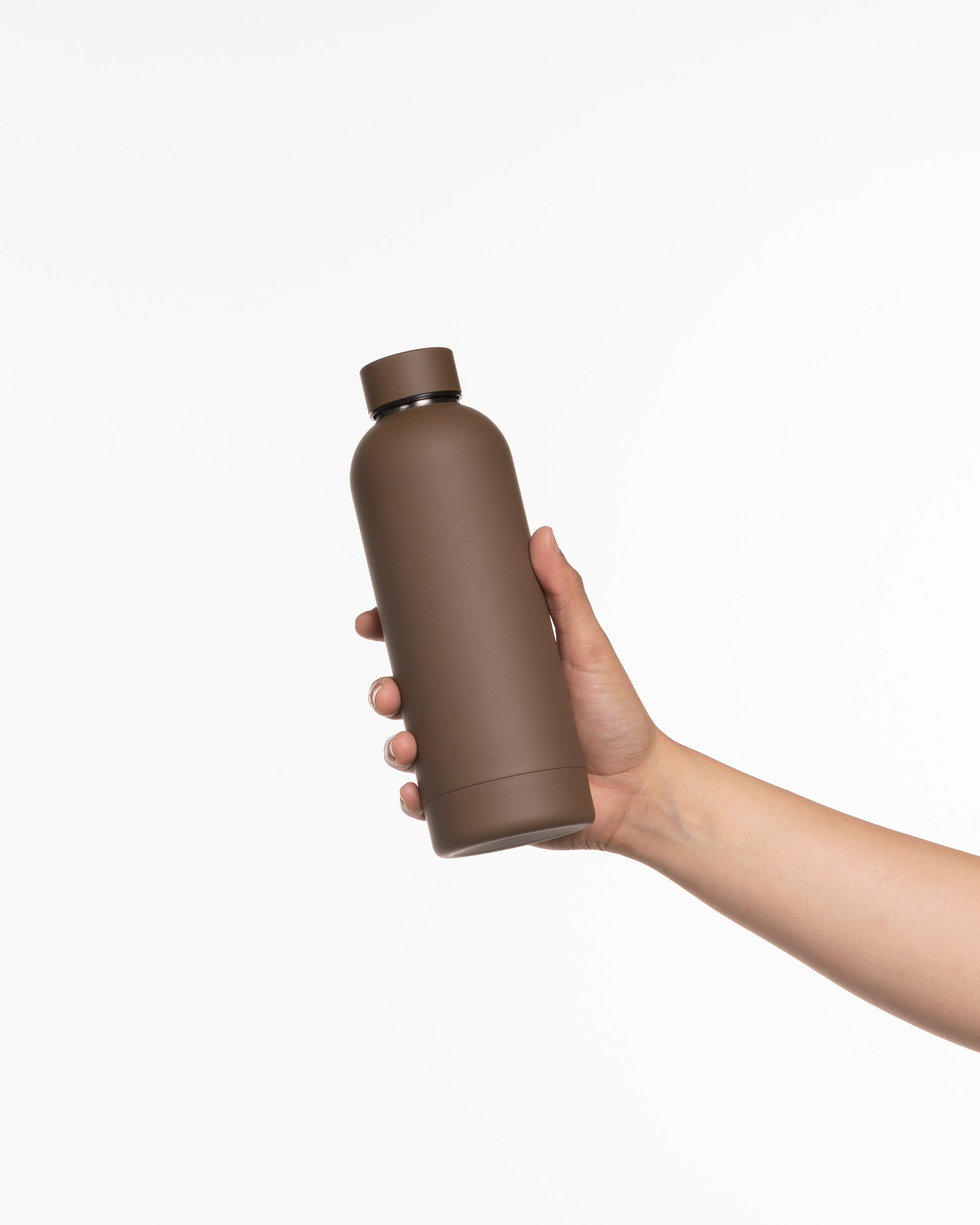 The Water Bottle - Coffee - Ramp N Rize - Center body - Tone on Tone