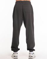 The Mens Sweatpants - Washed Black - Onyx Fit - Left & Right Leg - Printed - Washed Bone