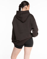 The Mens Heavyweight Hoodie - Coal - Core Reform - Left Chest & Back Stacked - Printed - Black