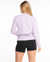 The Unisex Midweight Long Sleeve - Orchid - BlueCarrot - Center Chest - Printed - Blue
