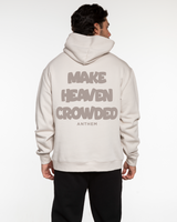 The Mens Hoodie - Bone - Anthem Church - Left Chest & Center Back Stacked - Tone on Tone