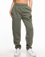 The Mens Sweatpants - Cypress - Ethos Q4 Photoshoot - Left Leg - Embroidered - Forest
