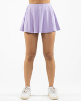 The Basic Skort - Purple - The Whole You Wellness - Back Waistline - Printed - Full Color