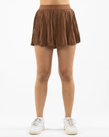 The Sporty Skort - Brown - The Whole You Wellness - Center Waist - Printed - Full Color