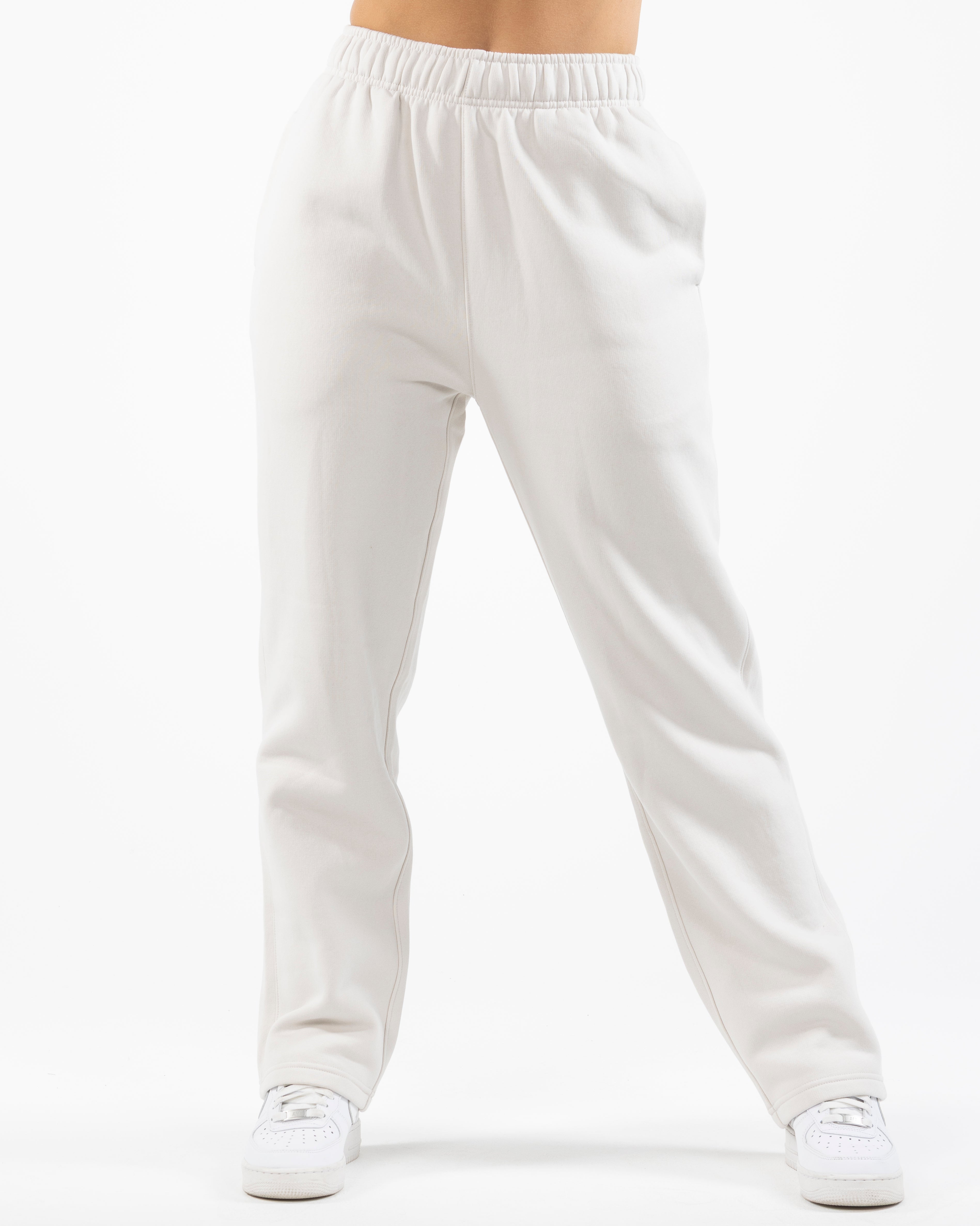 The Mens Straight Leg Sweatpants - Bone - NSpiers - Back Pocket - Tone on Tone
