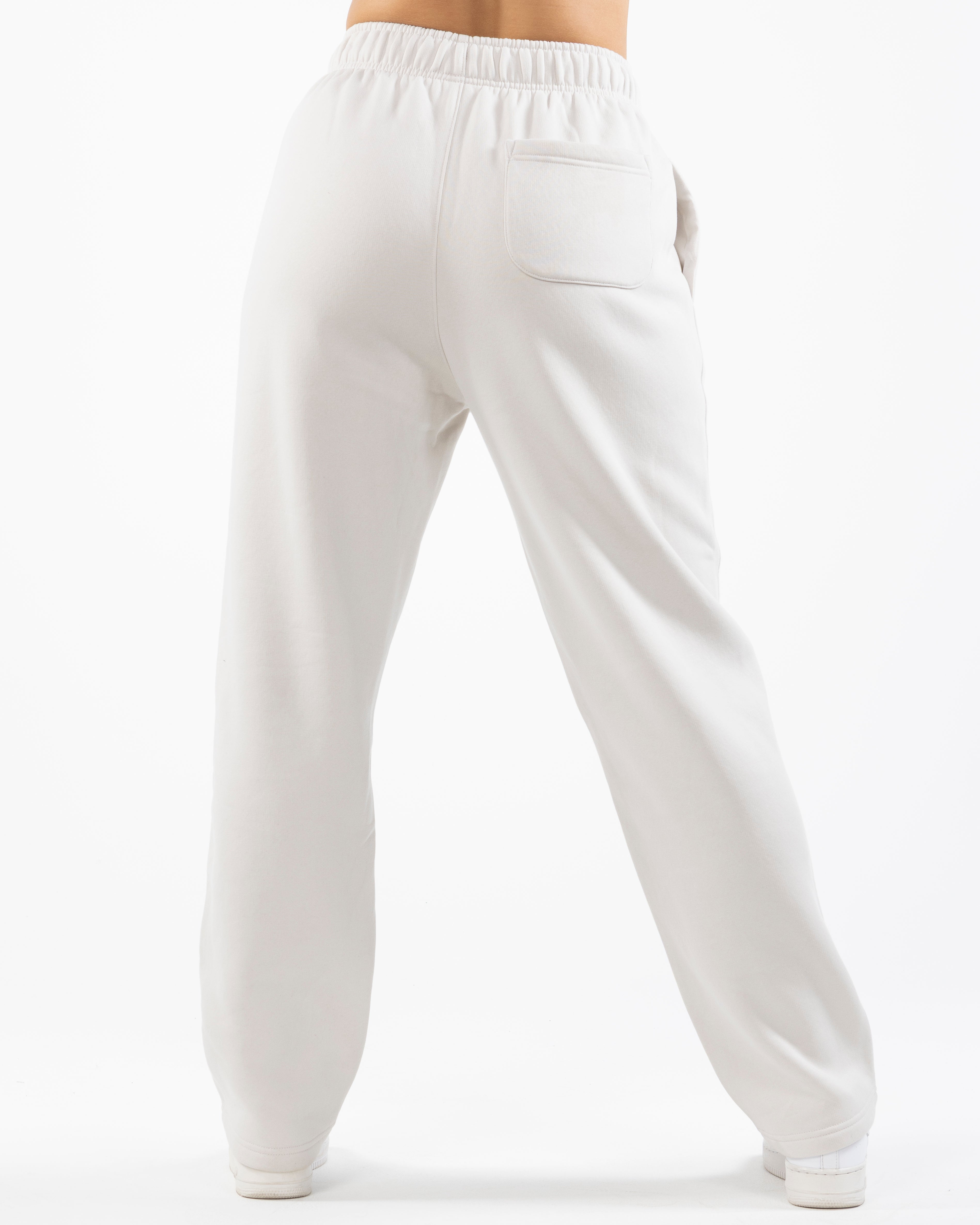 The Mens Straight Leg Sweatpants - Bone - NSpiers - Back Pocket - Tone on Tone