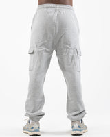 The Cargo Jogger - Heather - Movement Pilates Buffalo - Left Leg Stacked - Printed - Black