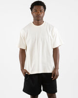 The Mens Boxy Tee - Off White - MOB - Center Chest & Back Neckline - Back Bottom QR Code - Printed - White