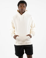 The Mens Hoodie - Off White - PKPP - Left Chest & Back Stacked - Printed - Full Color