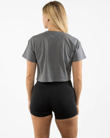 The Crop Tee - Shadow - Sweat Circuit - Left Chest - Printed - Full Color