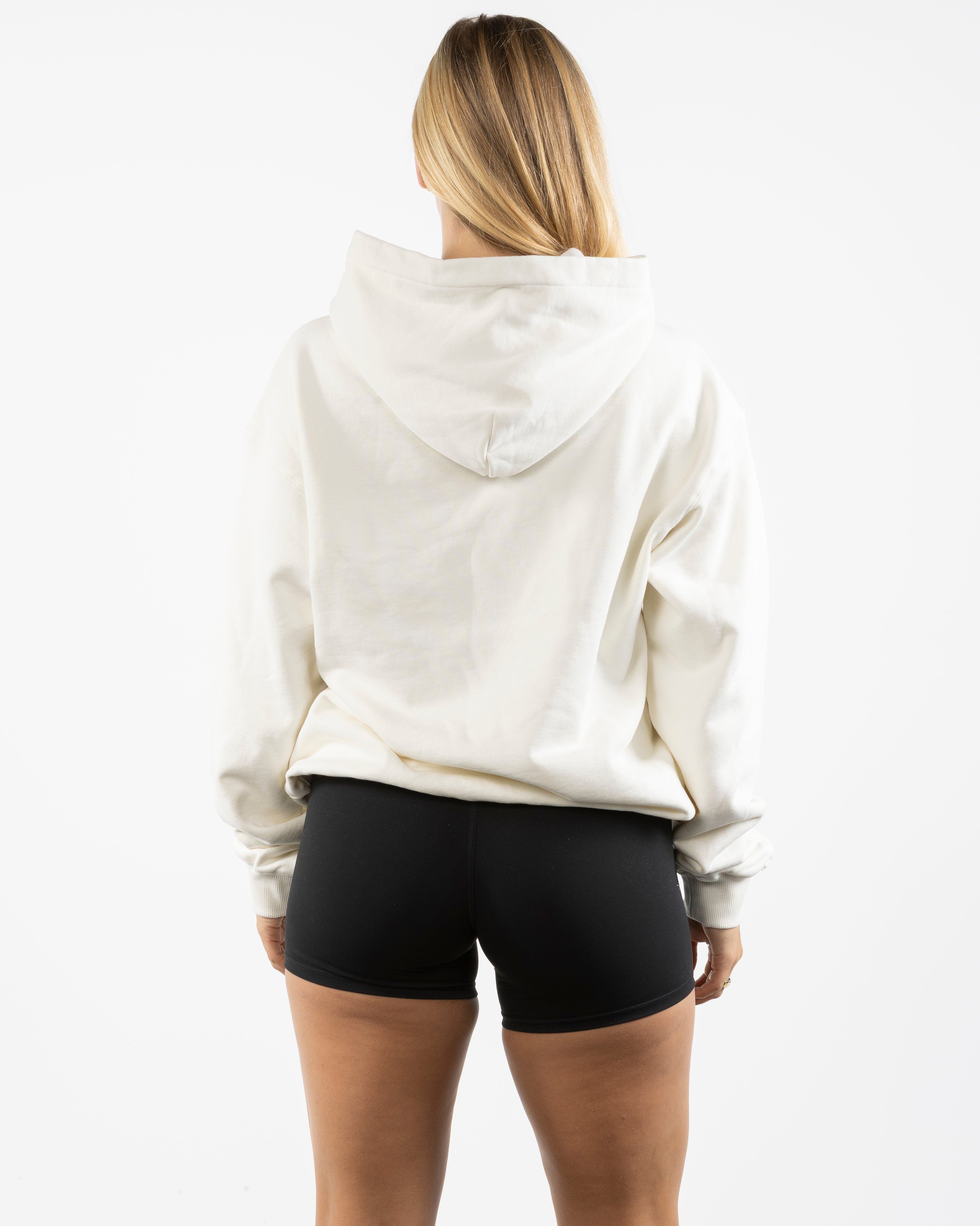 The Super Heavyweight Hoodie - Natural - DontKnow. - Upper Chest - EMB - Blue